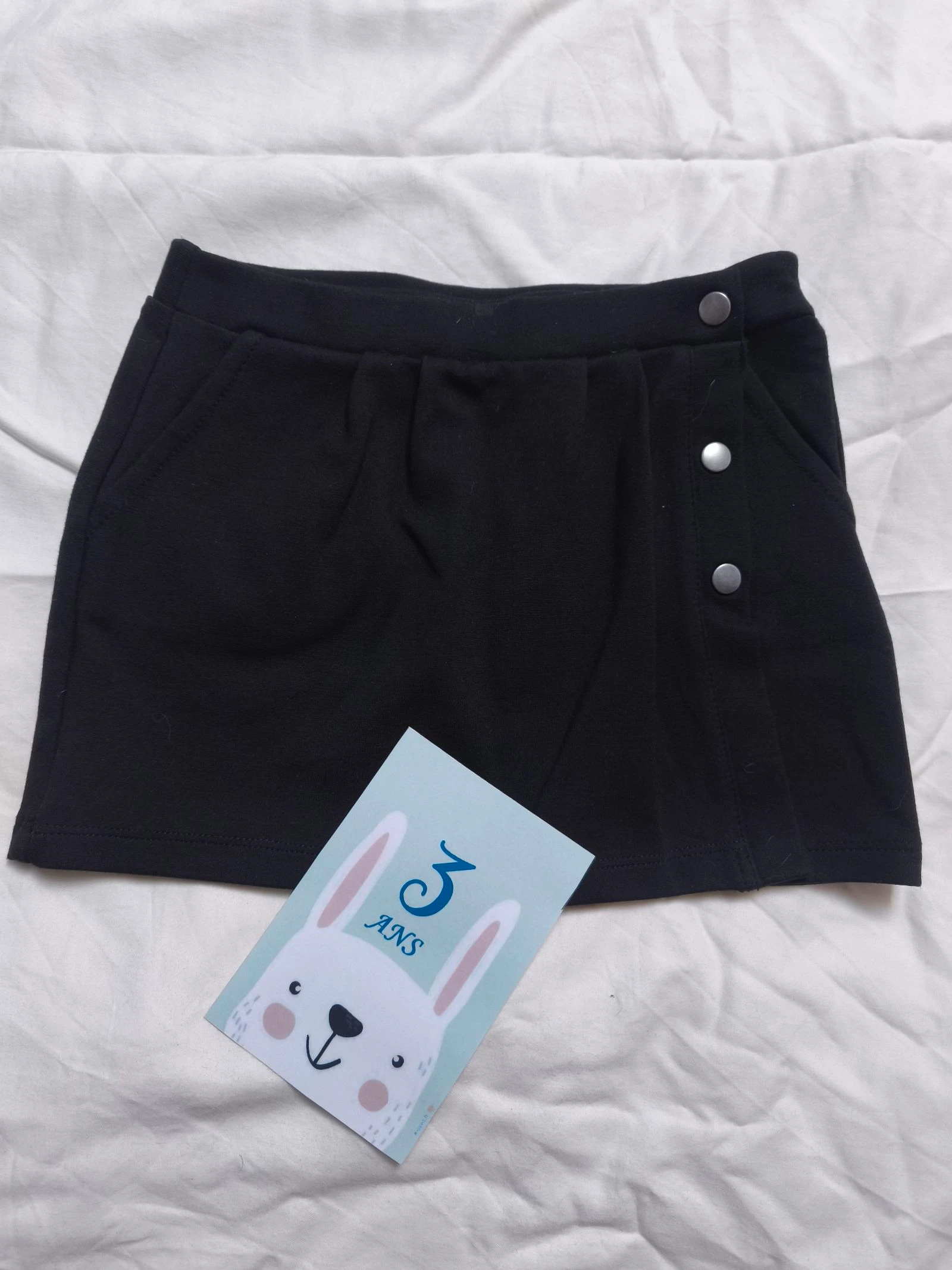 Jupe portefeuille fille (3 ans)